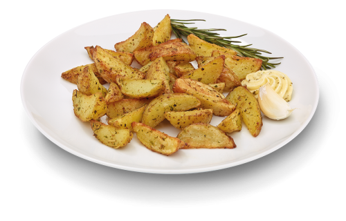 Aardappelpartjes in schil met kruidenboter - Quik's