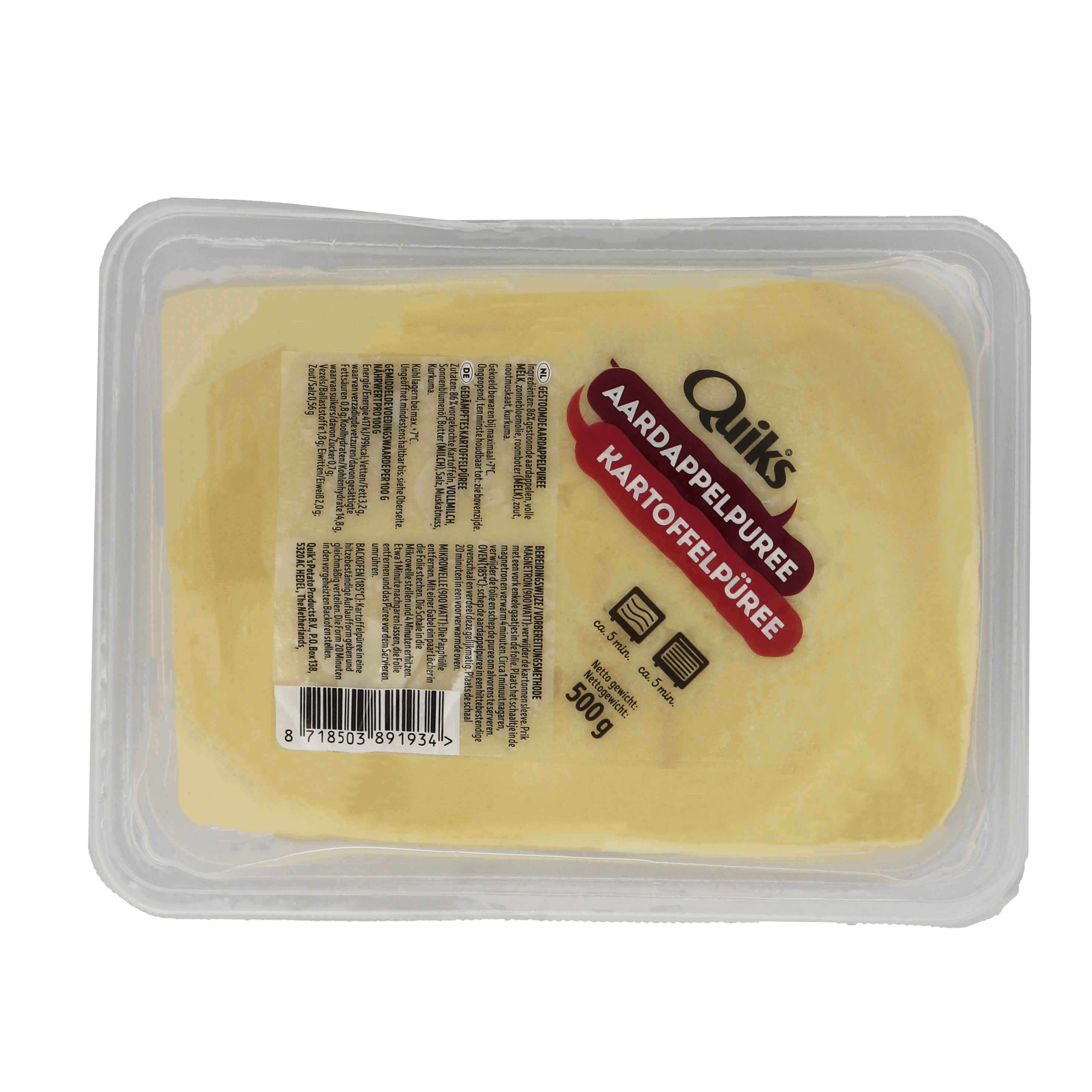 Quik’s aardappelpuree 500g