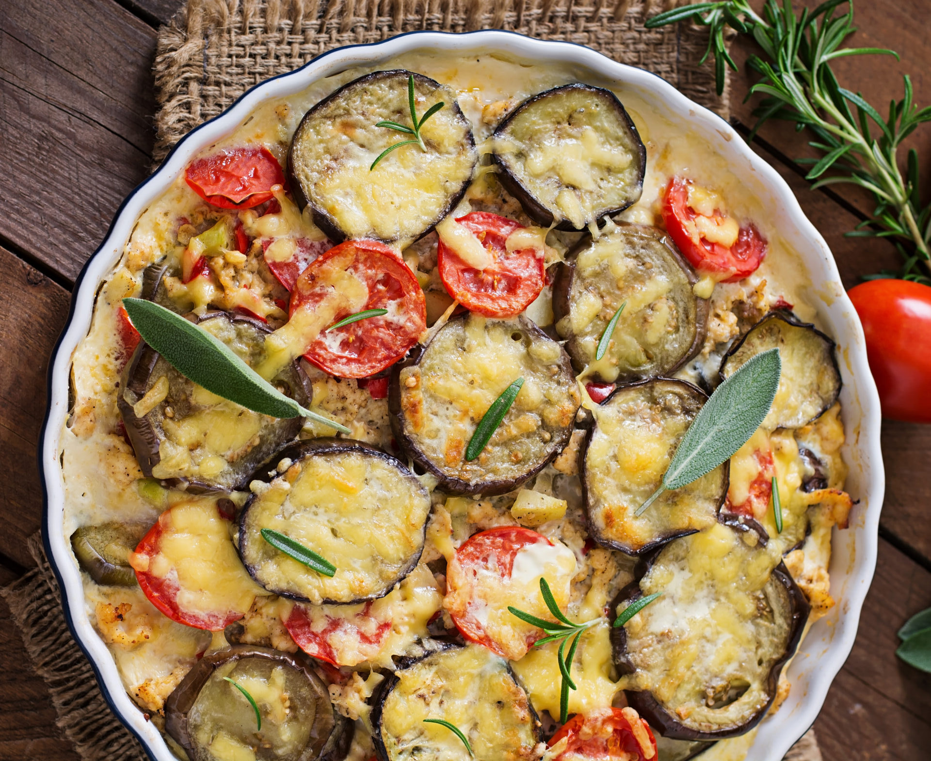 Moussaka (eggplant casserole) – a traditional Greek dish